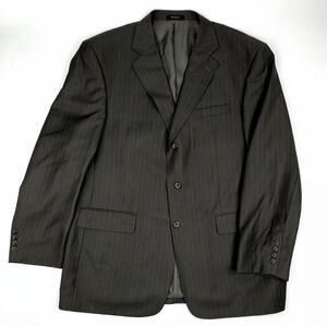 VITALI brown blue Pinstripe sports coat blazer Mens L50